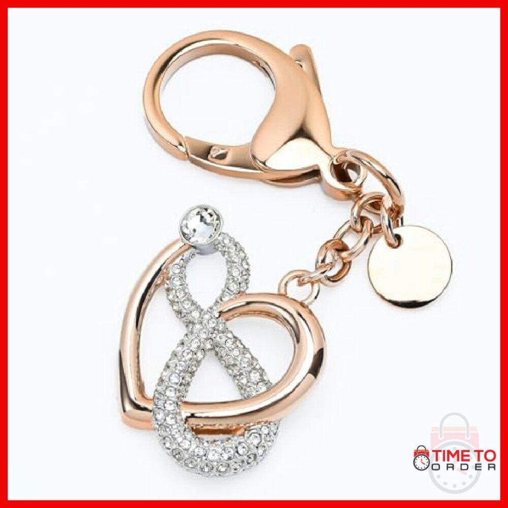 Rose Gold Plated Charm Bracelet Accessory, Spring Ring Clasp - Picture 3 of 8